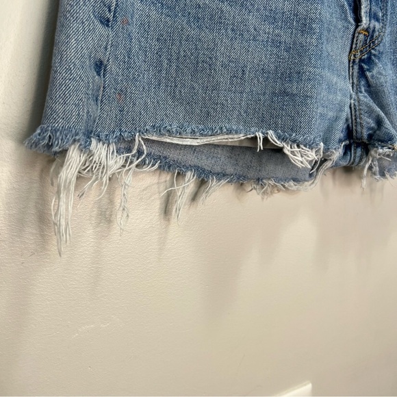 Vintage Levis Cut Off Denim Shorts Distressed Button Fly Size 31 - Picture 4 of 10